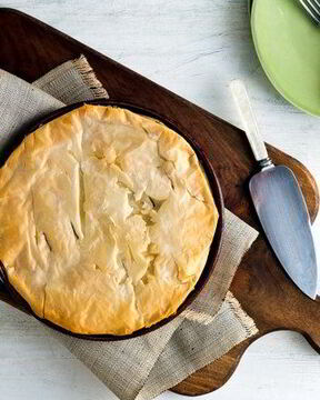 Пирог с грибами