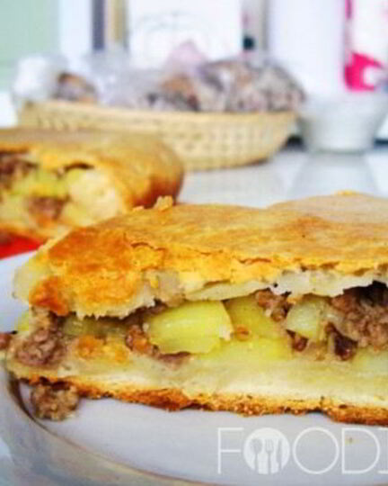 Рецепт пирога с картошкой и фаршем