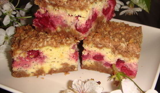 вишнево-шоколадный пирог с рассыпчатой крошкой