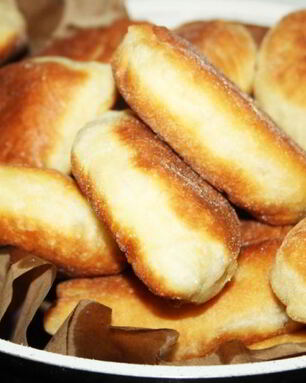 Быстрые пирожки с картошкой на кефирном тесте