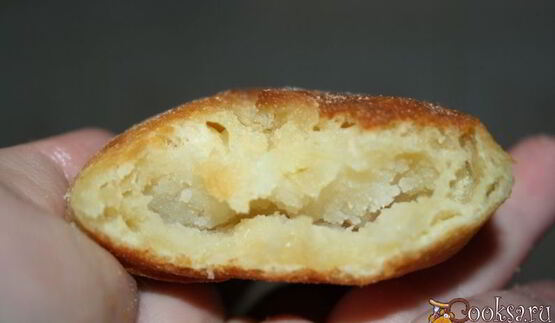 быстрые пирожки с картошкой на кефирном тесте