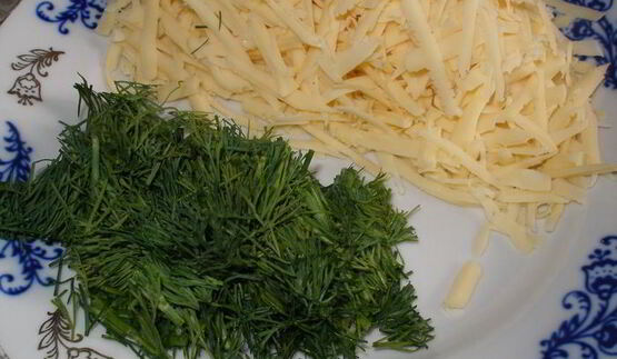 легкие пирожки с курицей и сыром