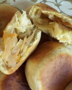 Пирожки из готового бездрожжевого теста