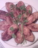 Пирожки из картошки с начинкой