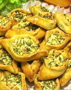 Пирожки с брынзой и петрушкой