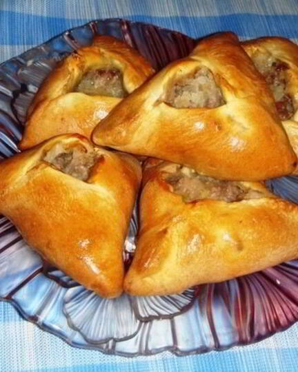 Рецепт пирожков с говядиной и картошкой