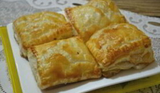 пирожки с капустой из слоеного бездрожжевого теста