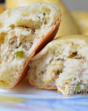 Пирожки с мясом и картошкой в духовке