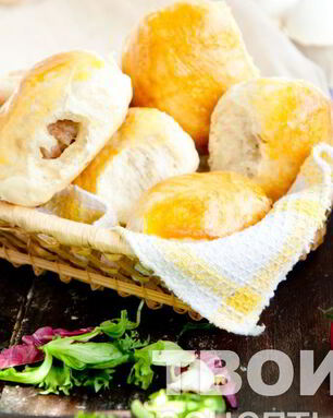 Пирожки с мясом в духовке