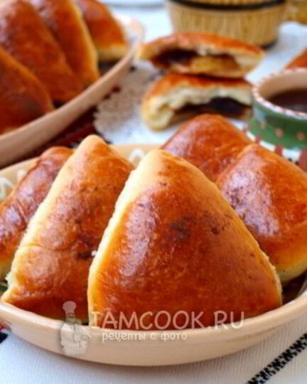 Рецепт пирожков с повидлом на кефире