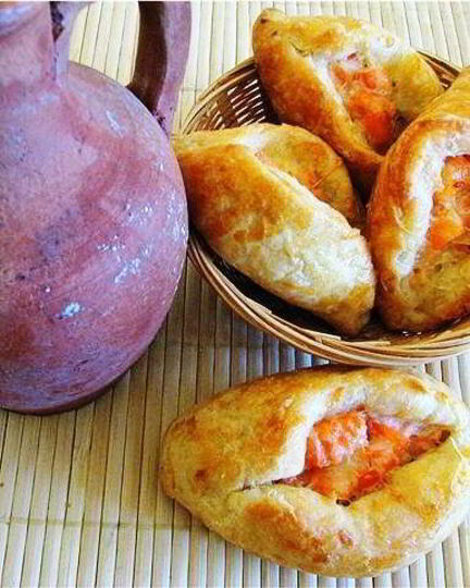 Рецепт пирожков с семгой