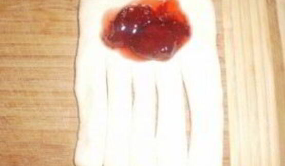 пирожки слоеные с вареньем