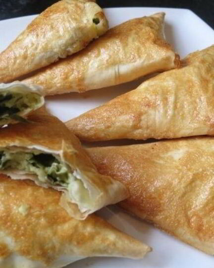 Рецепт пирожков со шпинатом