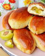 Пирожки со сливами духовые