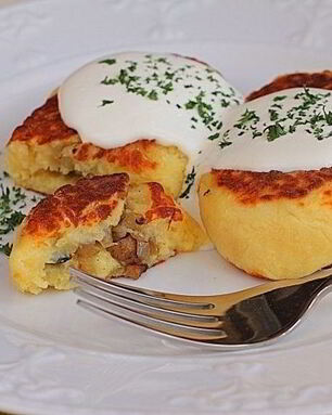 Постные картофельные пирожки