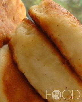 Творожные пирожки с яблоками