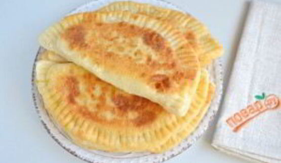 вкусные кутабы с сыром и зеленью