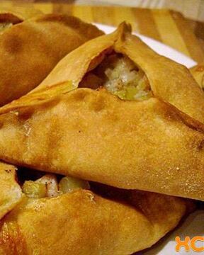 Эчпочмак с мясом и картошкой