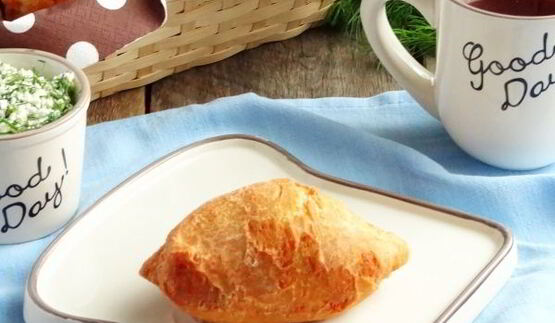 жареные пирожки из творожного теста