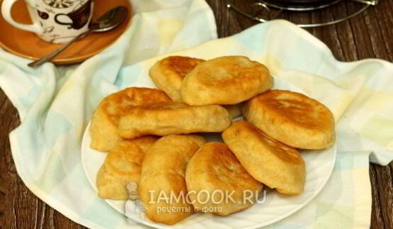 жареные пирожки на кефире