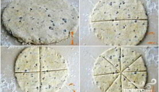 апельсиново-смородиновые пирожные