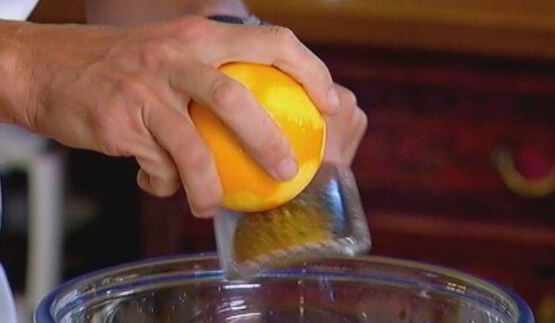 апельсиновые брауни с грецкими орехами