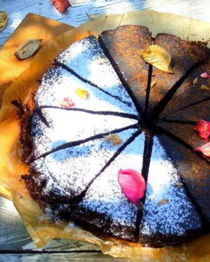 Рецепт безглютенового брауни с бананом