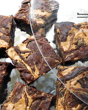 Брауни с арахисовым маслом