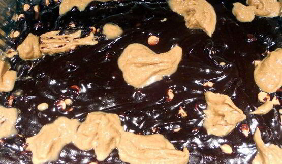 брауни с арахисовым маслом