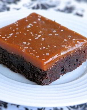 Брауни с карамелью