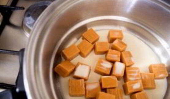 брауни с карамелью