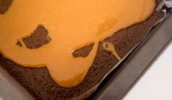 брауни с карамелью