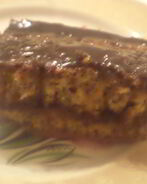 Маковые пирожные с шоколадно-медовой глазурью