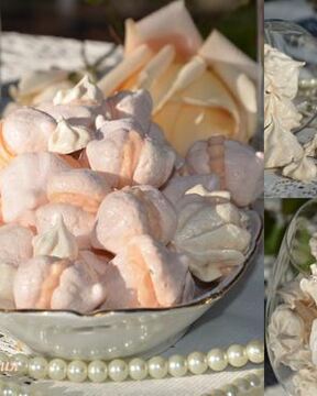 Пирожное Безе с заварным кремом