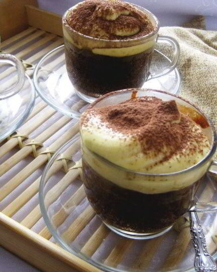 Рецепт пирожного чашка капучино