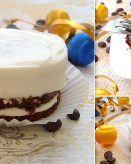 Рецепт пирожного черно-белого наслаждение