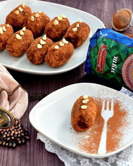 Рецепт пирожного картошка из нута