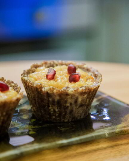 Рецепт пирожных с хурмой