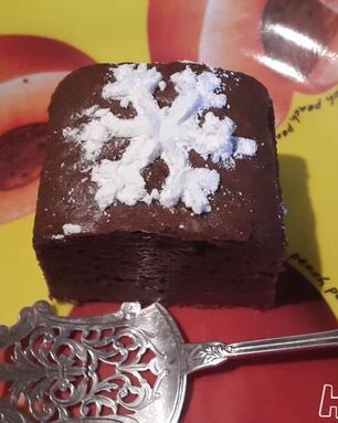 Шоколадно-арахисовые брауни