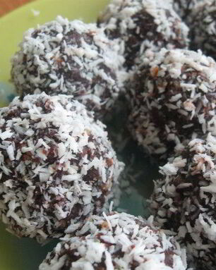 Шоколадно-кокосовые пирожные