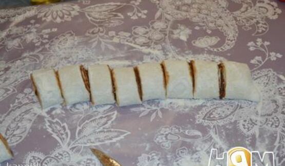 слоеное пирожное баунти