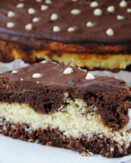 Рецепт творожно-кокосового брауни