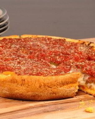 Фаршированная пицца по-чикагски