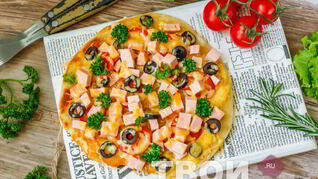 Пицца на кефире