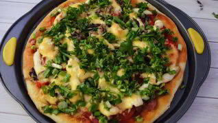 Пицца с курицей