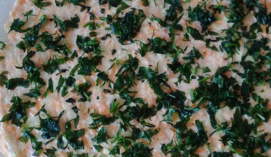 пицца из тыквы с курицей