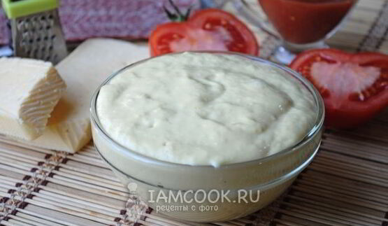 пицца из жидкого теста на кефире