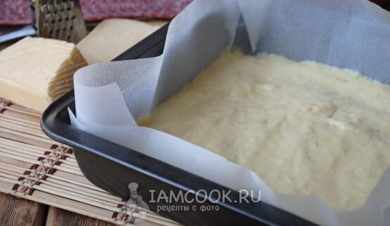 пицца из жидкого теста на кефире