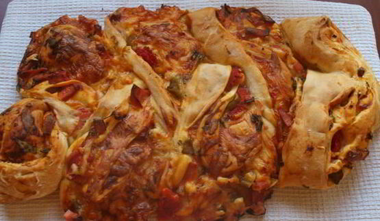 пицца колосок