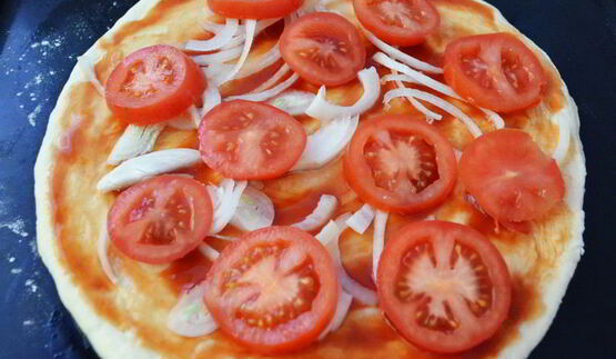 пицца на дрожжевом тесте